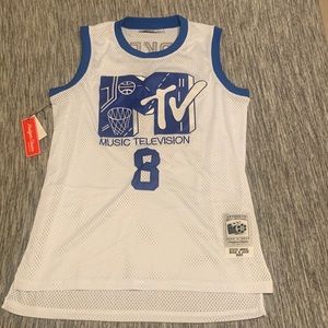 Authentic MTV Steve Urkel jersey with tags size L